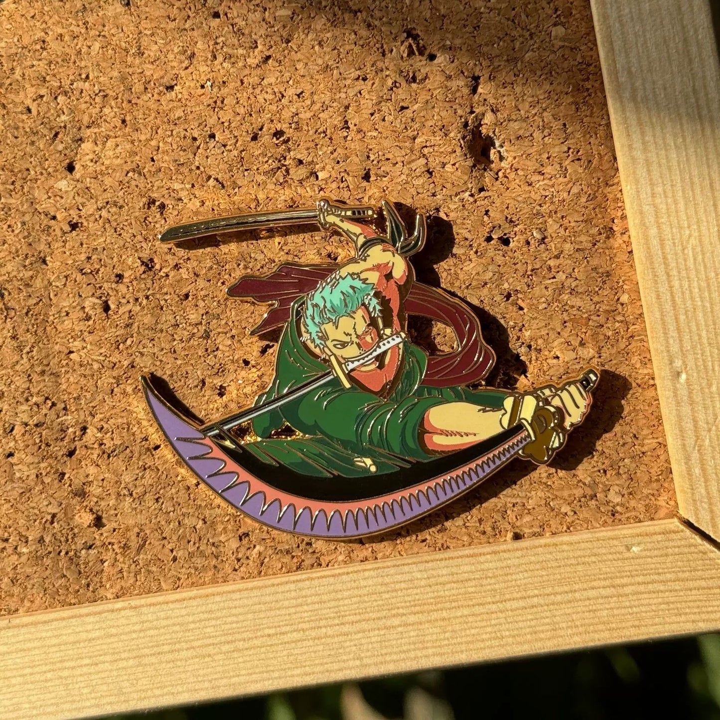 One Piece Zoro Metal Pin Brooch